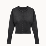 Eline Fitted Cardigan - Grå - ByStenholt.dk