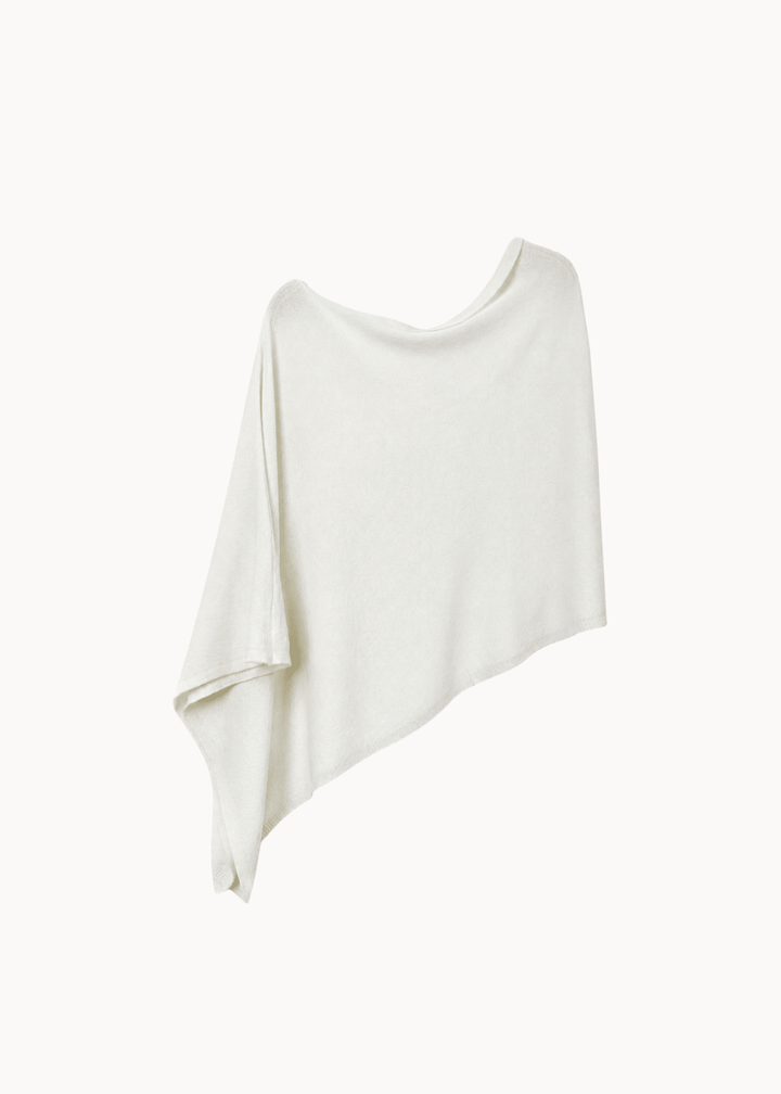 Elisa Strik Poncho - Creme - ByStenholt.dk
