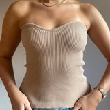 Ellie Top - Beige - ByStenholt.dk