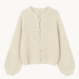 Elva Strik Cardigan - Beige - ByStenholt.dk