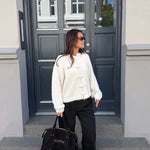 Elva Strik Cardigan - Beige - ByStenholt.dk
