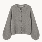 Elva Strik Cardigan - Grå - ByStenholt.dk