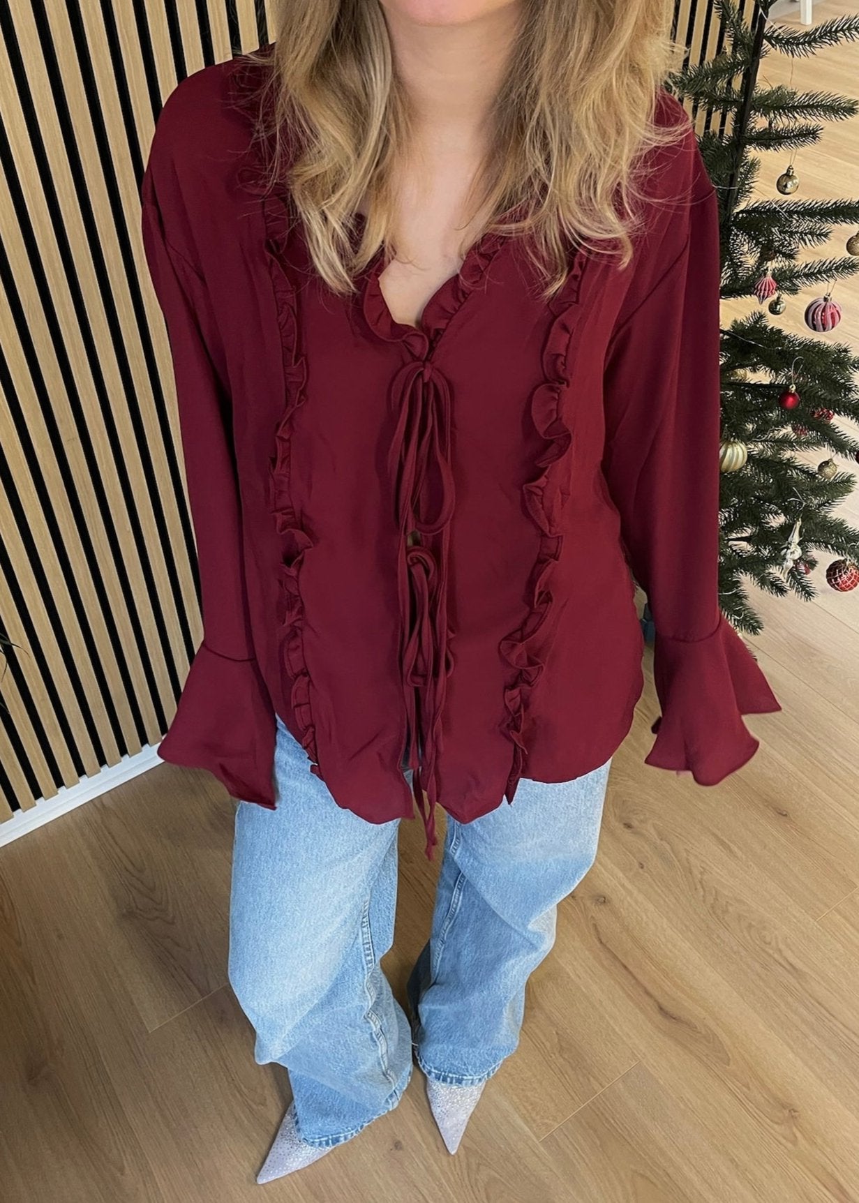 Emily Bluse - Bordeaux - ByStenholt.dk