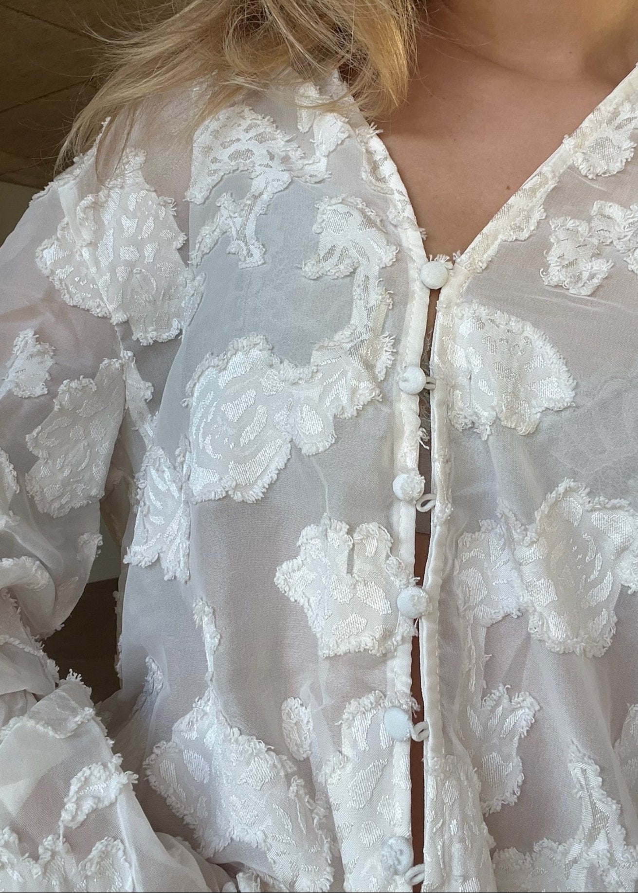 Emma Bluse - Creme - ByStenholt.dk