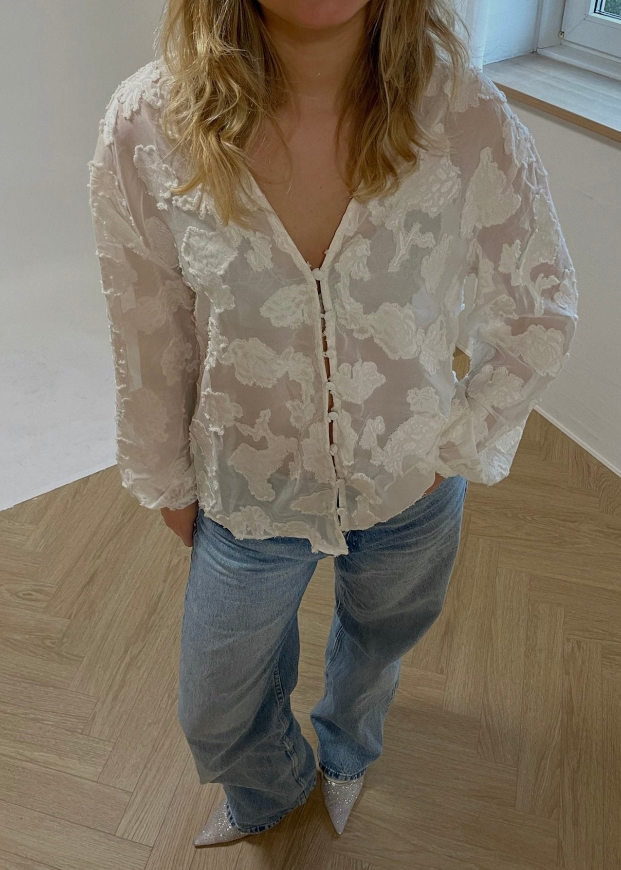 Emma Bluse - Creme - ByStenholt.dk