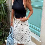 Fiona Halterneck Top - Sort - ByStenholt.dk