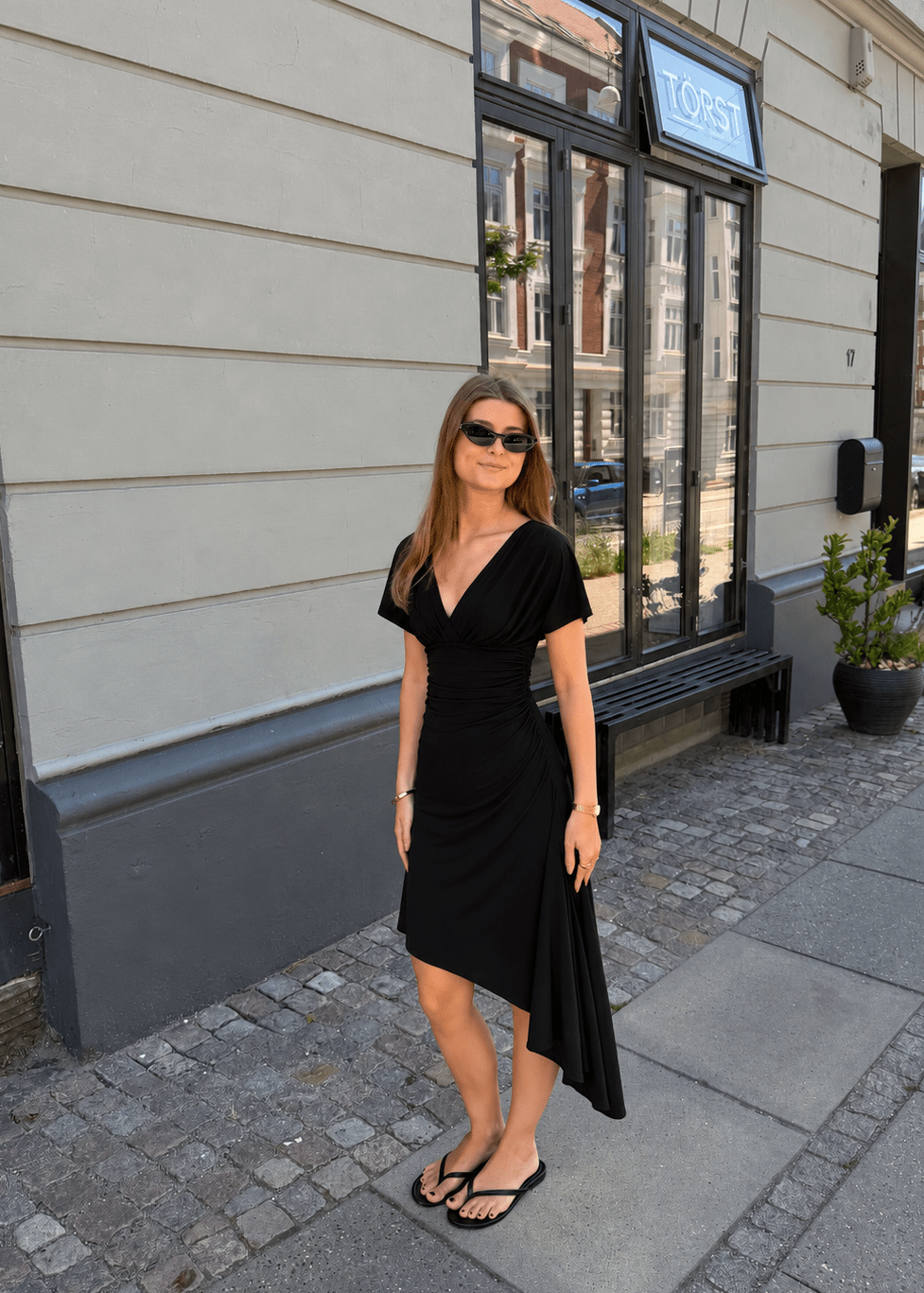 Gaia Kjole - Sort - ByStenholt.dk
