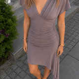 Gaia Kjole - Taupe - ByStenholt.dk