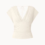 Gaia Top + Aia Nederdel Sæt - Creme - ByStenholt.dk