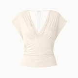 Gaia Top + Aia Nederdel Sæt - Creme - ByStenholt.dk