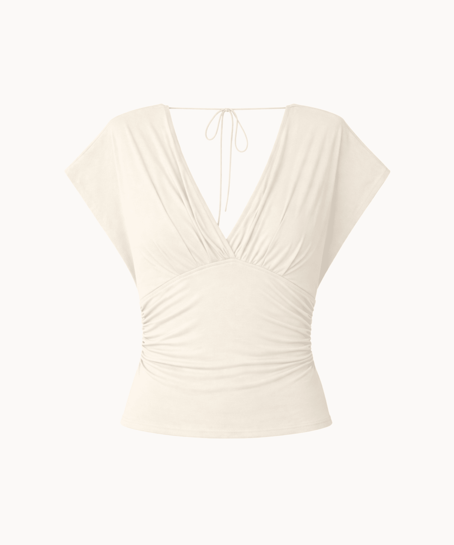 Gaia Top + Aia Nederdel Sæt - Creme - ByStenholt.dk