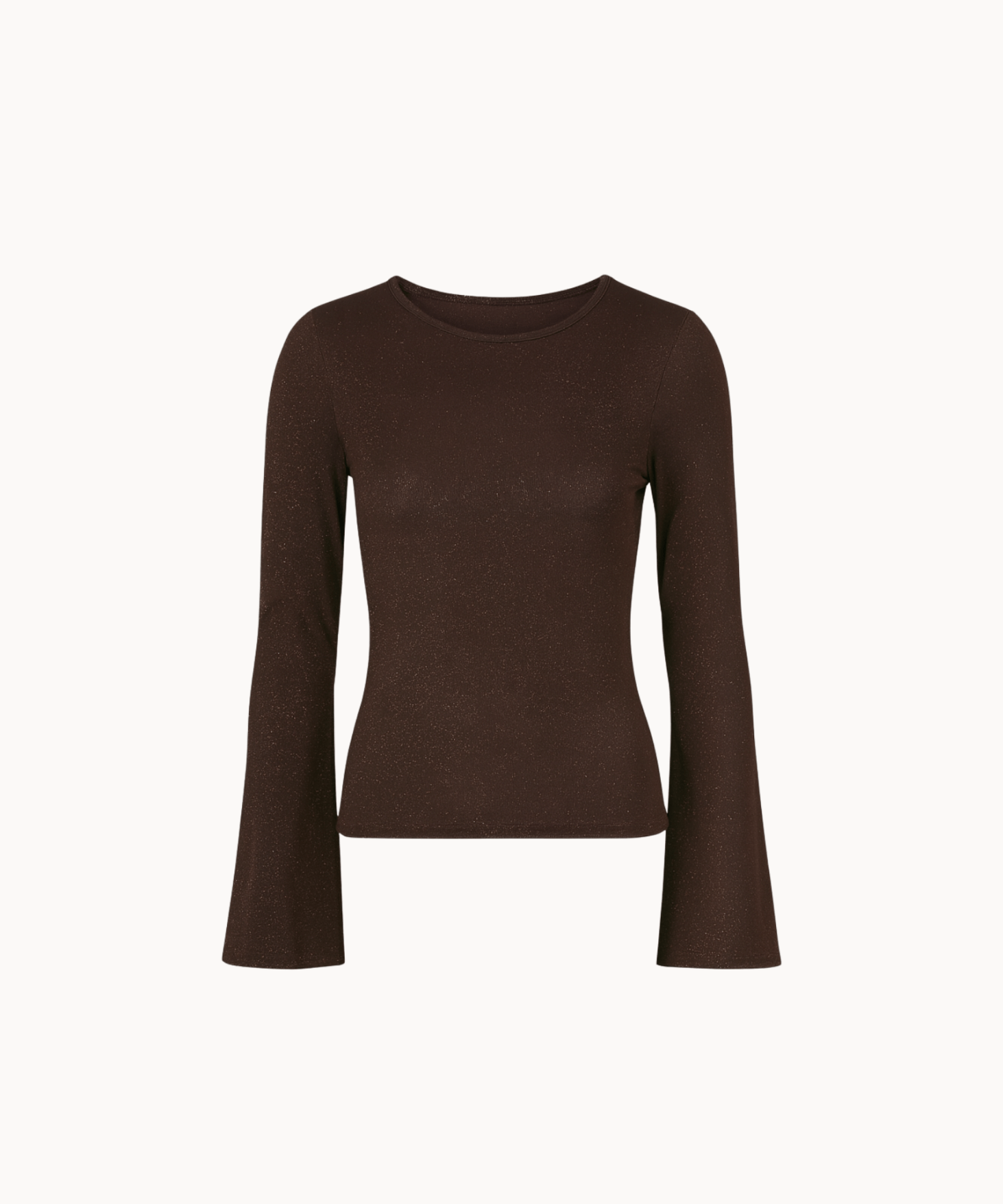 Glimmer Bluse – Mørkebrun - ByStenholt.dk