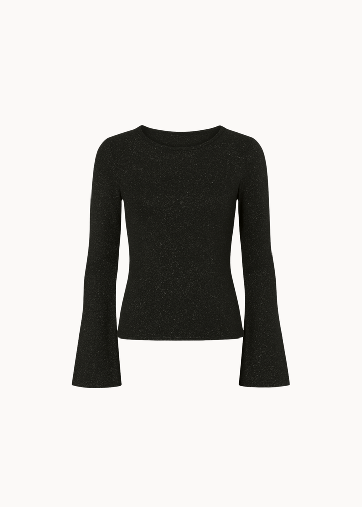 Glimmer Bluse – Sort - ByStenholt.dk