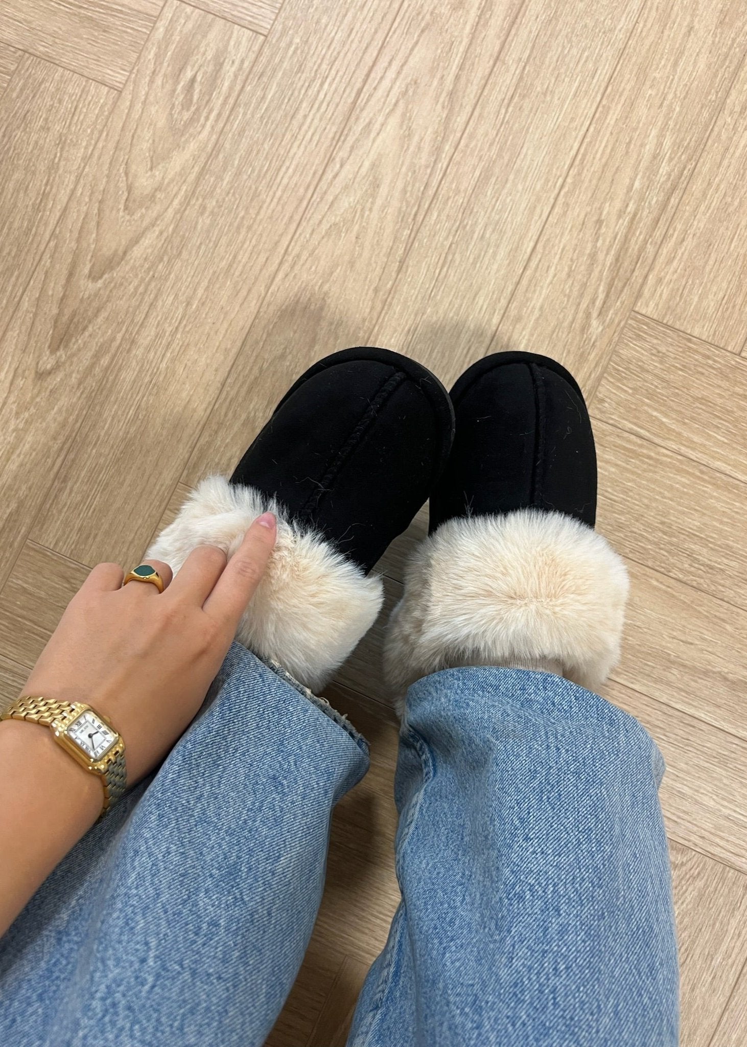 Hjemmesko - Sort - ByStenholt.dk