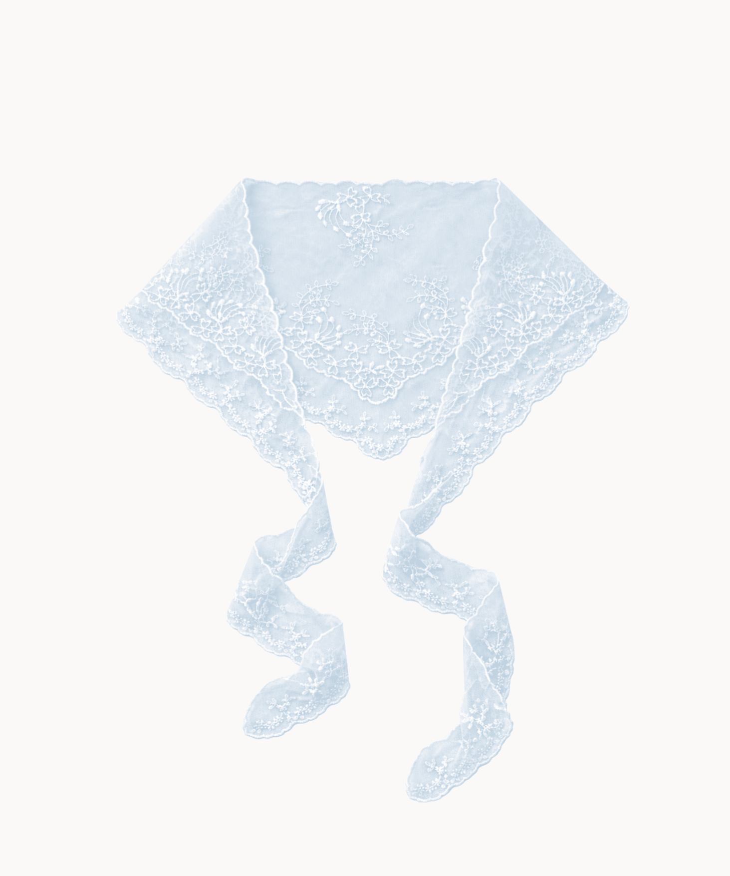 Iris Blonde Tørklæde - Lyseblå - ByStenholt.dk