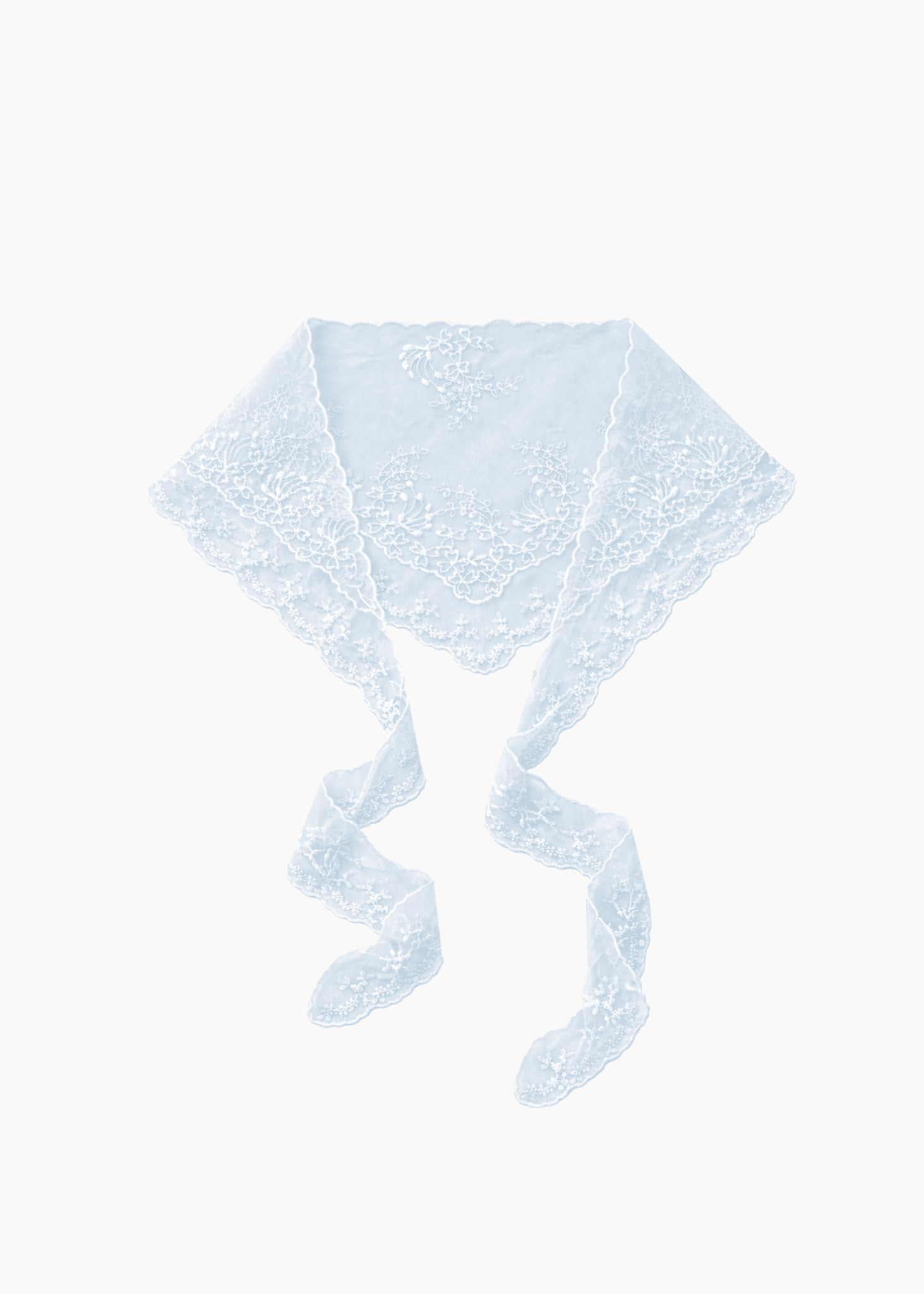 Iris Blonde Tørklæde - Lyseblå - ByStenholt.dk