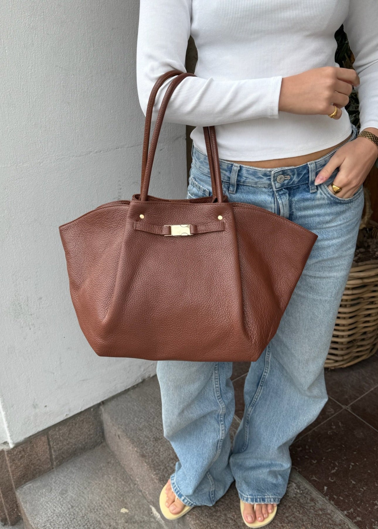 Isa Taske - Brun - ByStenholt.dk