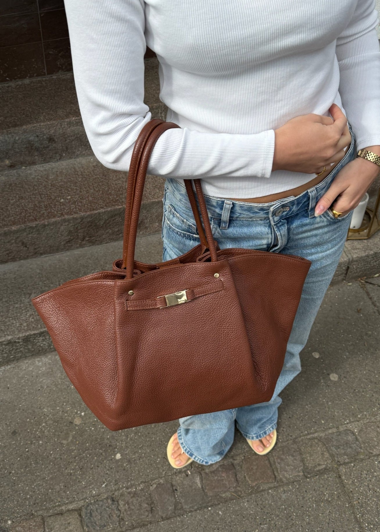 Isa Taske - Brun - ByStenholt.dk