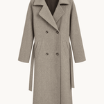 Isabel Lang Frakke - Beige - ByStenholt.dk