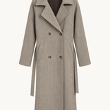 Isabel Lang Frakke - Beige - ByStenholt.dk
