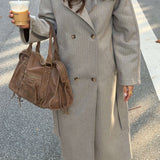 Isabel Lang Frakke - Beige - ByStenholt.dk