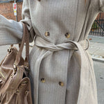 Isabel Lang Frakke - Beige - ByStenholt.dk