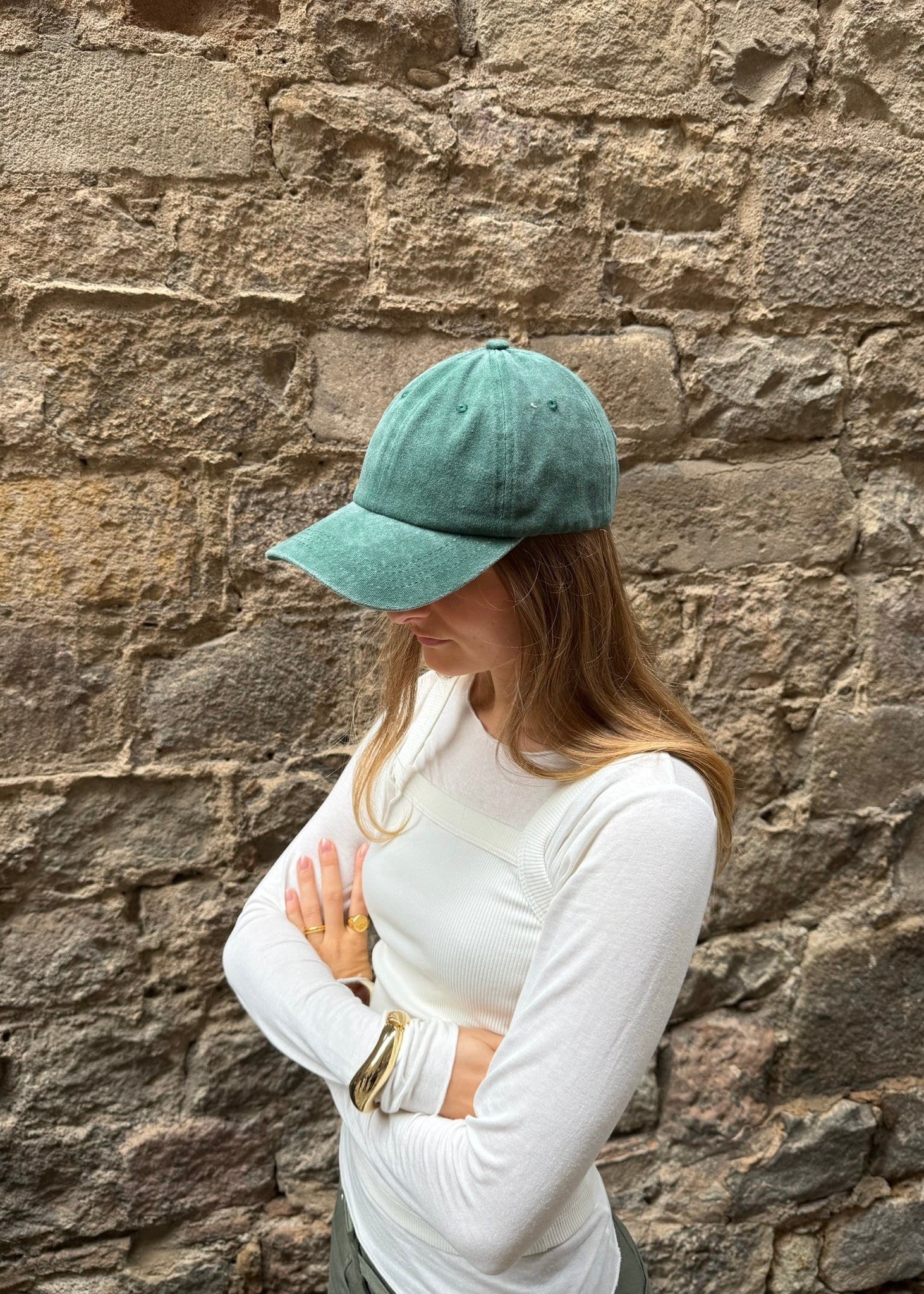 Kasket - Grøn - ByStenholt.dk