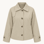 Klassisk Kort Trenchcoat - Beige - ByStenholt.dk