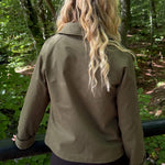 Klassisk Kort Trenchcoat - Khaki - ByStenholt.dk