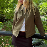 Klassisk Kort Trenchcoat - Khaki - ByStenholt.dk