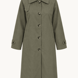 Klassisk Trenchcoat - Khaki - ByStenholt.dk