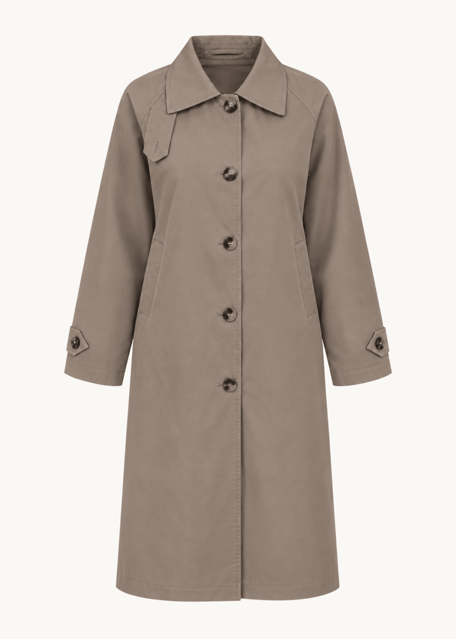 Klassisk Trenchcoat - Taupe - ByStenholt.dk