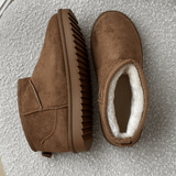 Korte Luna Bamsestøvler - Camel - ByStenholt.dk