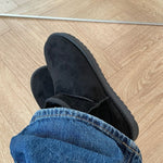 Korte Luna Bamsestøvler - Sort - ByStenholt.dk