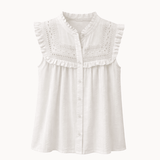 Laila Top - Hvid - ByStenholt.dk