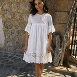 Leah Kjole - Hvid - ByStenholt.dk