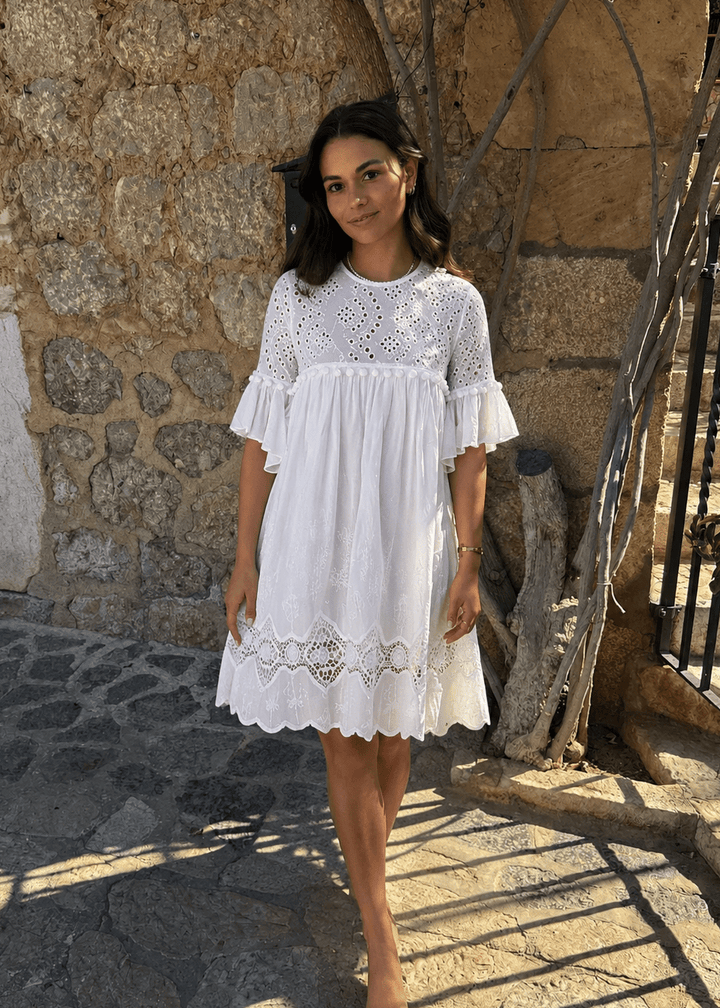 Leah Kjole - Hvid - ByStenholt.dk