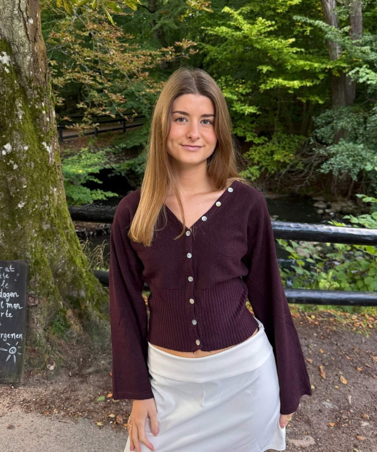 Leonora Fitted Cardigan - Bordeaux - ByStenholt.dk
