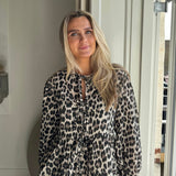 Leopard Bluse - ByStenholt.dk