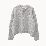 Liva Zip Cardigan - Grå