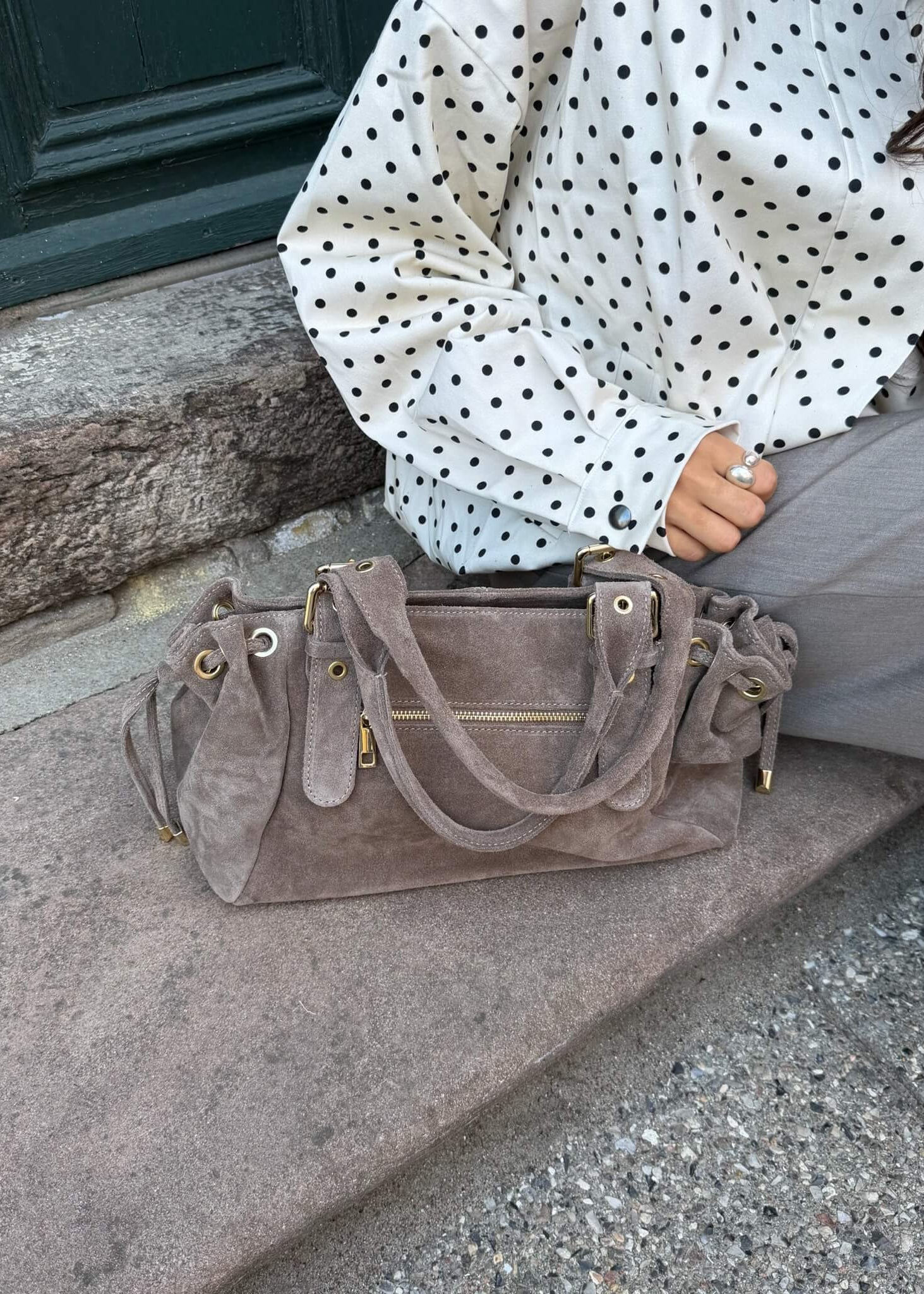 London Ruskind Taske - Taupe - ByStenholt.dk