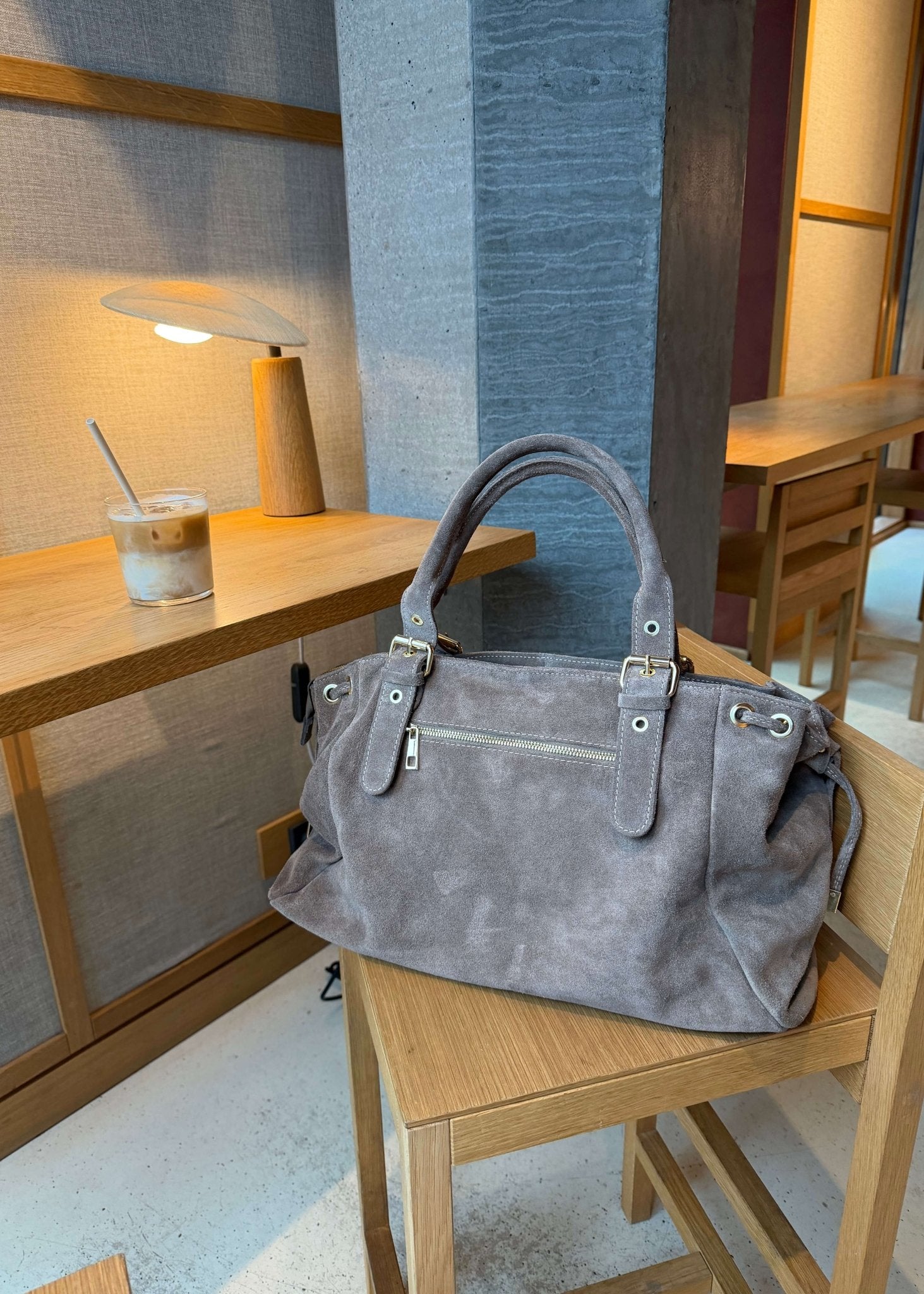 London Ruskind Taske - Taupe - ByStenholt.dk