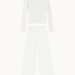 Loungewear Bluse Sæt - Hvid - ByStenholt.dk