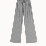 Loungewear Bukser i Pointelle - Grå - ByStenholt.dk