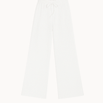 Loungewear Bukser i Pointelle - Hvid - ByStenholt.dk