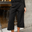 Low Waist Capribukser - Sort - ByStenholt.dk