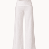 Low Waist Hørbukser - Hvid - ByStenholt.dk