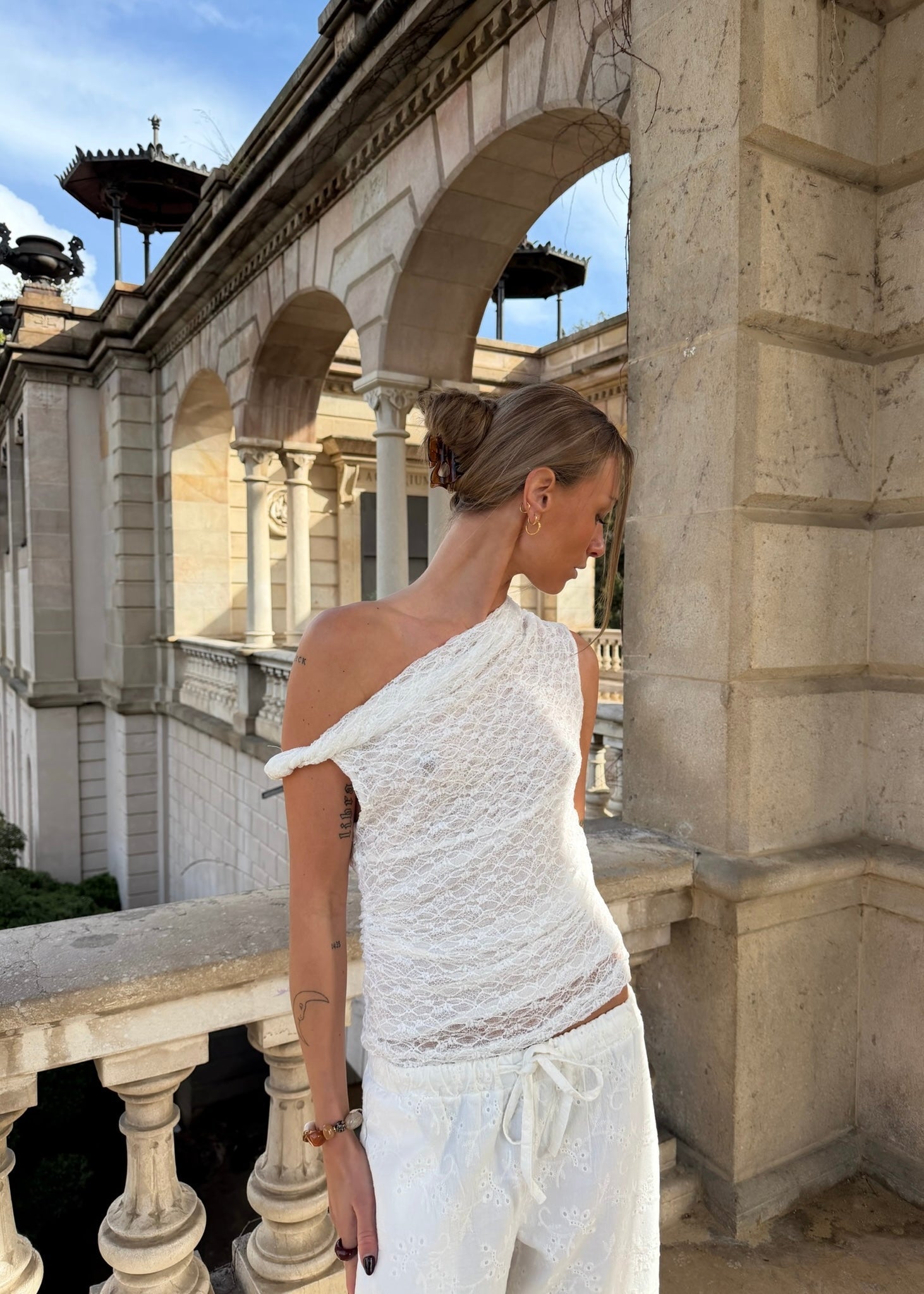 Lucca Twisted Top - Hvid - ByStenholt.dk