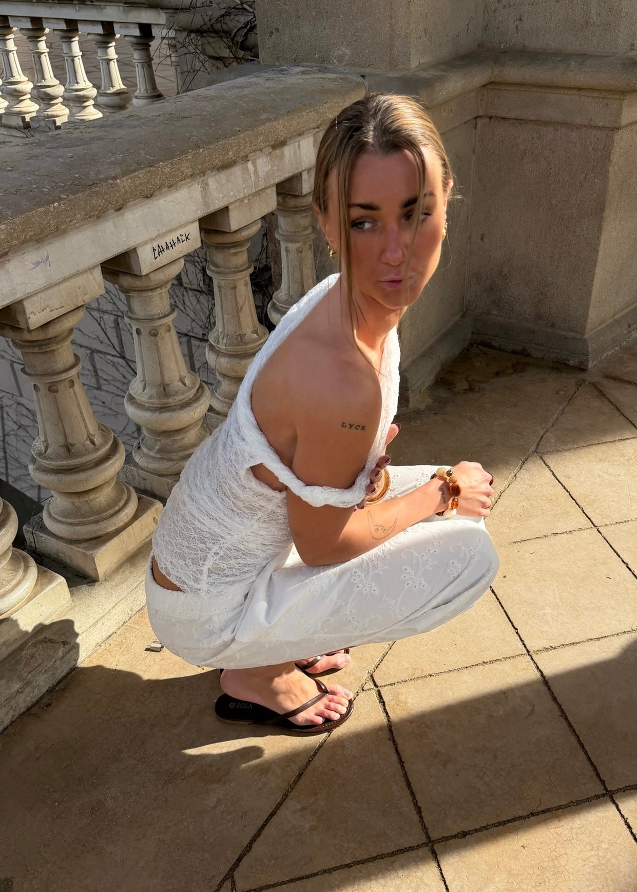 Lucca Twisted Top - Hvid - ByStenholt.dk