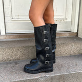 Luna Spænde Støvler - Sort